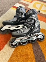 ROLLERBLADE SPARK 84 W US women’s size 7 / Mondo 24 / EUR 38 white blue NIB