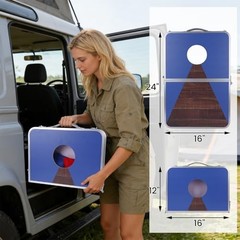 Portable Cornhole Board Set for Kids Teens & Adults, 24×16 Inch Foldable Corn