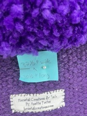 Horsetail Creations & Tack Purple Wool Western Saddle Blanket Straight Fleece