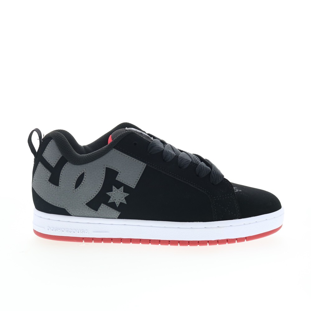 DC Court Graffik 300529-BYR Mens Black Skate Inspired Sneakers Shoes 10.5