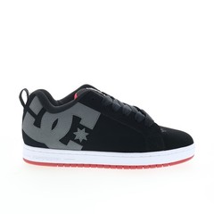 DC Court Graffik 300529-BYR Mens Black Skate Inspired Sneakers Shoes 10.5
