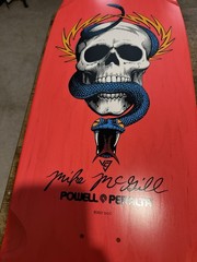 Powell Peralta Mike McGill Skull & Snake Pink 2021 Skateboard Deck Unused