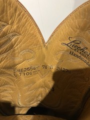 Women’s Lucchese Classics Handmade Leather Western Cowboy Boots US 7.5 B