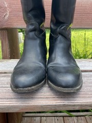 Effingham Boot 1000M Womens Size 9 E Black Pull On 18 Inches Bond Boot Company