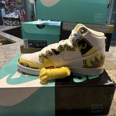 Nike SB Zoom Janoski Canvas High-Top De La Soul Shoes Multi-Color US 8.5