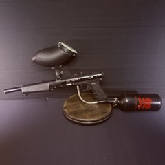 Pepper Ball SA200 Tippmann Pro-Carbine .68 Launcher w/48cu Tank & Soft Case