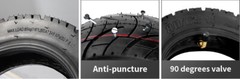 80/65-6 Tire & Inner Tube Electric Scooter 10 Inch Thick Pneumatic E-Bike Tyres