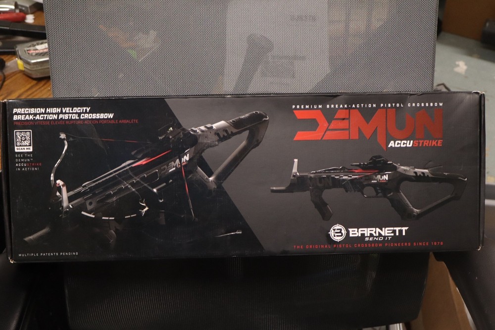 Barnett Demun Accu Strike Crossbow – Black – BAR50012