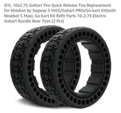 GYL 10×2.75 GoKart Tire Quick Release Tire Replacement for Ninebot by Segway S M