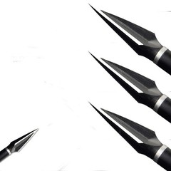 Archery Broadheads 150 Grain Traditional Hunting Arrow Head for Compound Bow,…