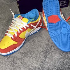 Nike SB Dunk Low Pro PRM Skate Shoes Multi-Color US 11 Medium (D, M)