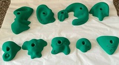 Groperz Beginner Route Setting Hand Holds Set A 10 Total Pieces