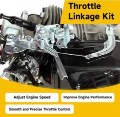 7/8» Mini Bike Throttle Assembly and Throttle Linkage Kit for Predator 212 196C