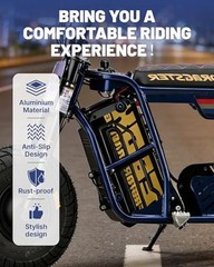 Aluminum Dirt Bike Foot Pegs for EBOX 1.0/2.0/3.0, EBOX V2/3, and Dragster