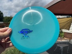 2021 Blue GLOW Flat Champion Eagle Disc Golf Innova Penned (Free Returns) #2416