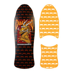 Die-Cut Style Grip Tape with Bats cutouts fits Powell Caballero Dragon & Bats