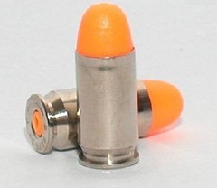 THEMONG 45 ACP Action Trainer Dummy Round – 10 Rounds (Orange, ABS Orange