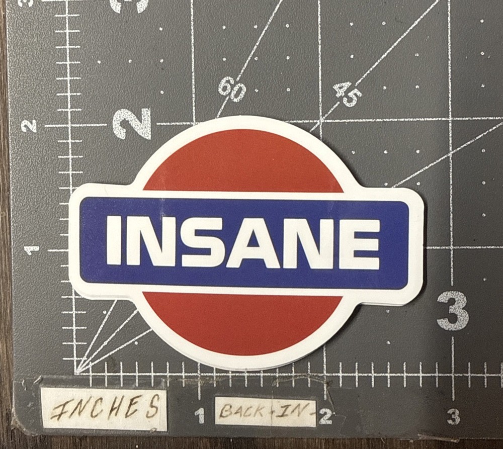 Insane Funny Adult Humor Sticker For Guitar Toolbox Phone Ect Gloss27