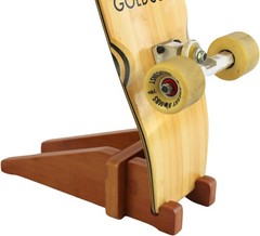 COR Surf Skateboard Floor Stand | Premium Bamboo Skateboard Display Holder | …