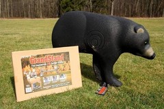 Portable 3D Archery Target Stand: Powder-Coated, Adjustable from 18.25″ to 29″