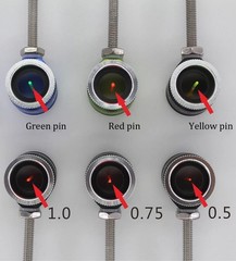 AMEYXGS Archery Recurve Bow Sight Scope Sight Pin with 0.5/0.75/1.0 Optical F…