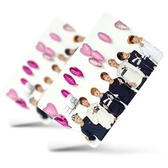 4 Pack BTS K-Pop Credit Card Skin ARMY Fan Tribute Debit ATM Decal Sticker Set