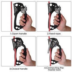 WILDKEN Climbing Hand Ascender Outdoor Mountaineering Tree Arborist Climbing …