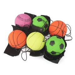 12 pcs Return Rubber Sport Ball on Nylon String with Wrist Band for Exercise …
