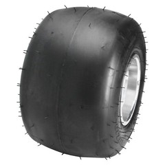4PCS 11×7.10-5 Go Kart Wheels Tires 5 Inch Aluminum Rim 3 Stud Rear Racing Cart