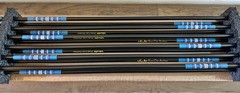 (12) Rose City PO Cedar NIGHTFALL 5S 11/32″ PAINTED & MATCHED 40-45# Arrows [v3]