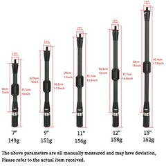 Archery 3K Carbon Stabilizer Rod 7″ 9″ 11″ 12″ 15″ Balance Bar Compound Bow Hunt