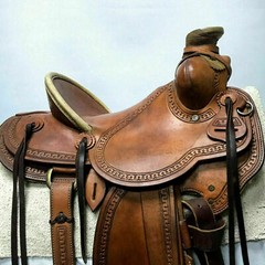 Western Saddle Roping Ranch Work Equestrian Trail Horse Wade Tree A Fork Premium