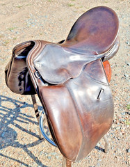 Kieffer dressage saddle 17.5″ Sattelmacher Munchen Brown