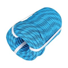 3/8″ × 100′ Arborist Tree Rope Braid Polyester Rope Blue & Black