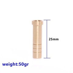 12Pcs Hunting Archery Arrow Insert Copper 50/100 Grains ID 6.2mm Weight Insert