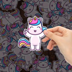 Custom Logo Vinyl Stickers: Die Cut, Personalized Waterproof Decals