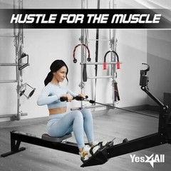 Yes4ALL Tricep Press Down Cable Machine Attachment Set, LAT Pulldown Attachment
