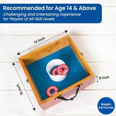 Washer Toss Game Outdoor Games Giant Yard & Lawn Games | Set of 2 Solid Targets
