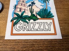 Grizzly Griptape Tropical Resort Sticker Torey Pudwill Skateboarding Supreme