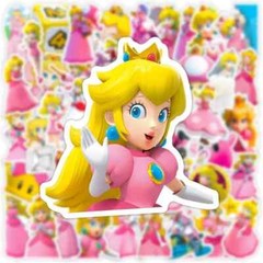 50 Pcs Princess Peach Stickers, Waterproof Stickers For Water Bottles Laptop For