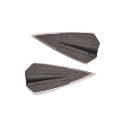 6 Pcs Archery 2 Blades Hunting Broadheads Traditional Hunting Arrowheads Glue