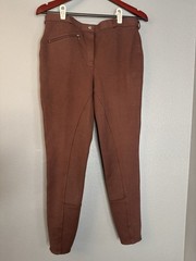 Horze Women’s Riding Breeches Brown EU 42/US 30 Cotton-Spandex Blend