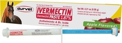 Branded Horse Dewormer Pack Paste Apple Flavor 0.21oz Fresh Stock