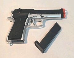 Lot of 2 Nice Pistols 6mm Taurus, Unmarked Air Soft Working Order