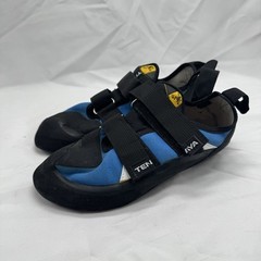 Tenaya Indalo Climbing Shoe 8 USM Sky Blue Black Hook and Strap Closure Spain