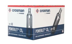 Brand 12 Gram Co2 Powerlets, 40Ct, for Use with Paintball, Air Rifles,