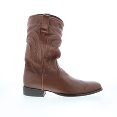 Dingo Montana DI-316 Mens Brown Leather Slip On Western Boots 11
