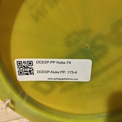 Discraft Paige Pierce Nuke ESP 173-4g Yellow Green