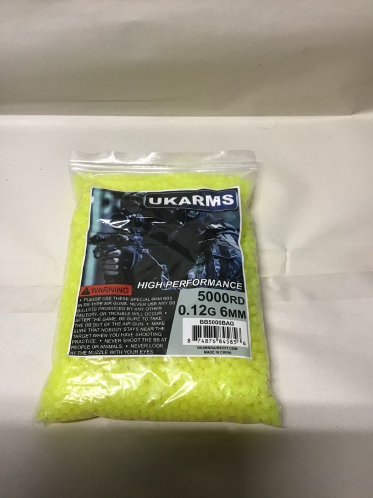 Bag of 5,000 Airsoft BB’s Choice of Color