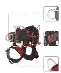 Rescue Climbing Half Body Harness Rope Arborist Saddle Tree Bridge Caving CE